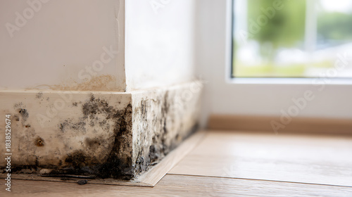 Growth of black mold spores on walls in homes can cause respiratory illness. A home inspection may be needed to resolve and improve air quality. Mold cleanup may be needed.