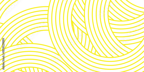 Pasta background, spaghetti abstract geometric pattern. Macaroni yellow poster. Wavy abstract pattern. Pasta vector illustration EPS.10