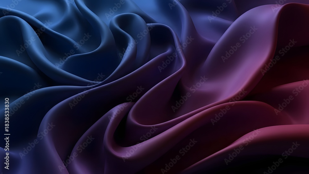 Obraz premium Fine-art abstract folds of fabric, storytelling of movement and emotion
