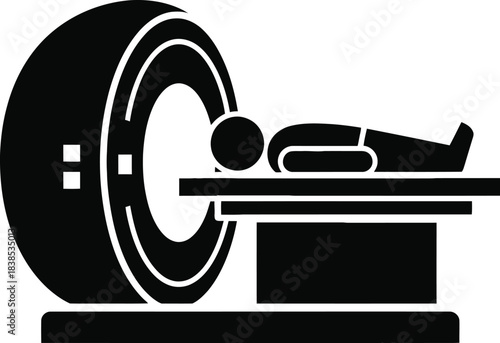 MRI scanner medical icon