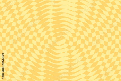 Vector abstract distorted background. Dynamic backdrop with optical illusion, op art.