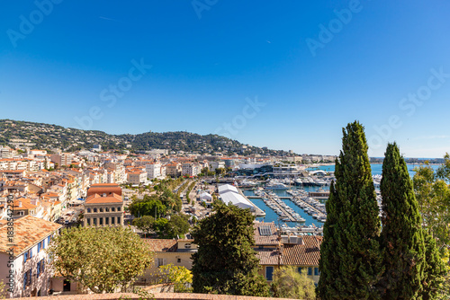 French Riviera. Boulevard de la Croisette in Cannes, Provence-Alpes-Cote d'Azur, France