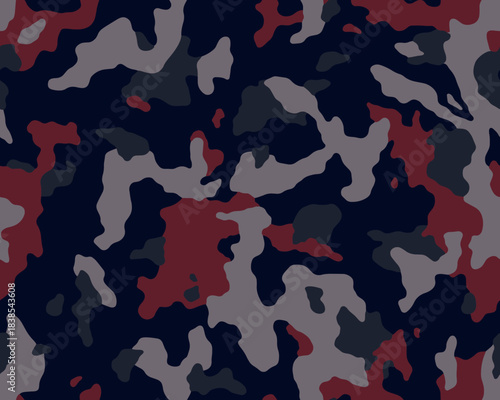 Full seamless camouflage texture skin pattern vector for military textile. Usable for Jacket Pants Shirt and Shorts. Dirty army camo masking design for hunting fabric print and wallpaper. 