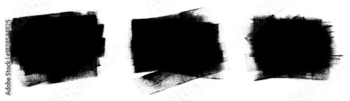 Roller Paint Brush Background Vector Set