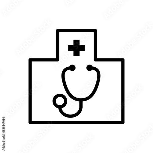 内科をイメージした医療系アイコン