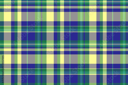Goose foot plaid seamless check, stationary background textile vector. Site texture pattern fabric tartan in cyan and green colors.