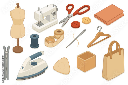 Sewing and tailoring essentials: tools and accessories for crafting and fashion design