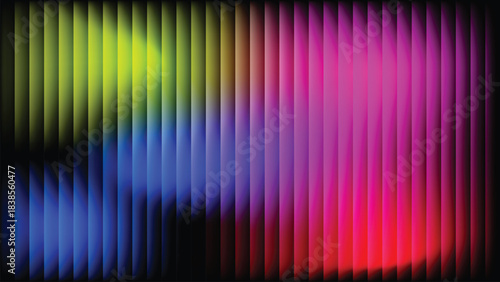 Dynamic vibrant colorful striped abstract background with lines