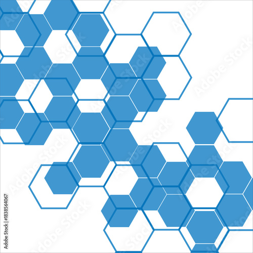 Luxury Minimal Hexagonal Abstract Wall Texture