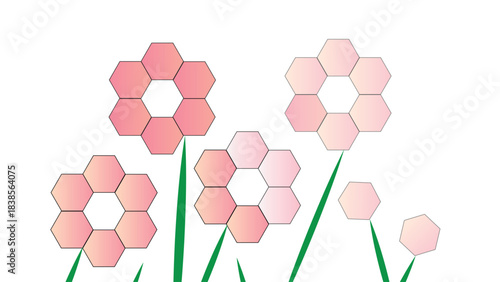 Bee Honeycomb Icon Vector Set. Hand drawn honey comb. Image bee wax. Hexagon Pattern and Structural Organization Interface.
