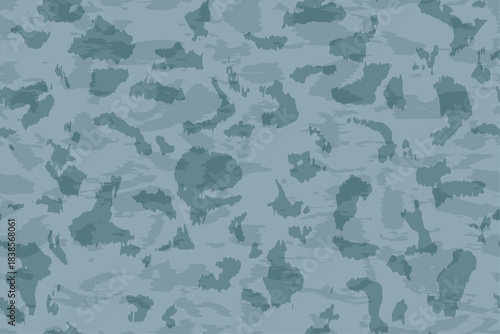 Full seamless blue gray digital camouflage texture pattern. Usable for Jacket Pants Shirt and Shorts. Army textile fabric print. Pixel geometric military camo. Vector illustration.