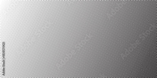 Basic halftone dots effect in black and white color. Halftone effect. Dot halftone. Black white halftone.Background with monochrome dotted texture. Polka dot pattern template.