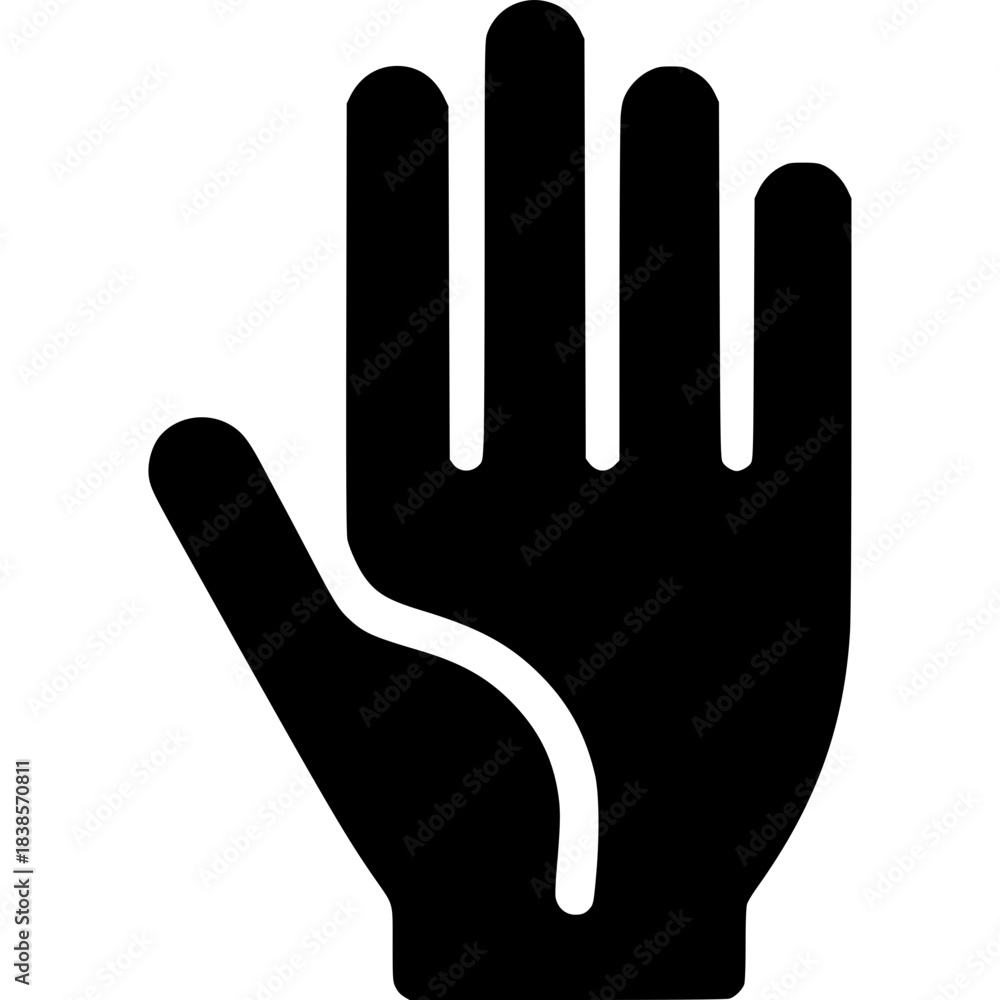 Obraz premium Hand Icon Vector