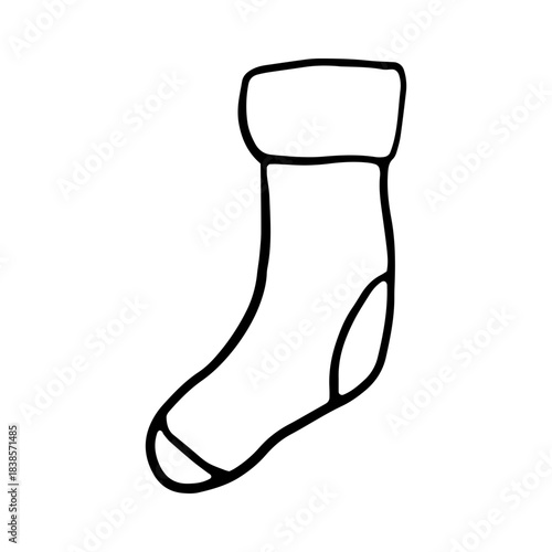 Christmas Stocking Gift Sock Doodle