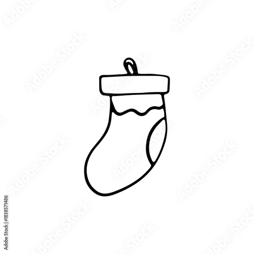 Christmas Stocking Gift Sock Doodle