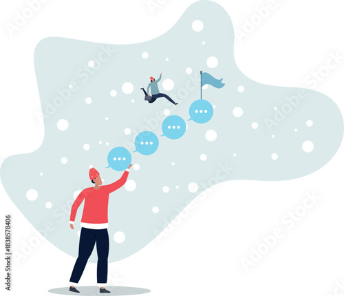 Advice or effective feedback to motivate to success, comment, opinion for career improvement,life and employment of people