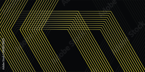 Fototapeta Naklejka Na Ścianę i Meble -  Cyberpunk Hexagon Frame Abstract Background, Vector illustration.