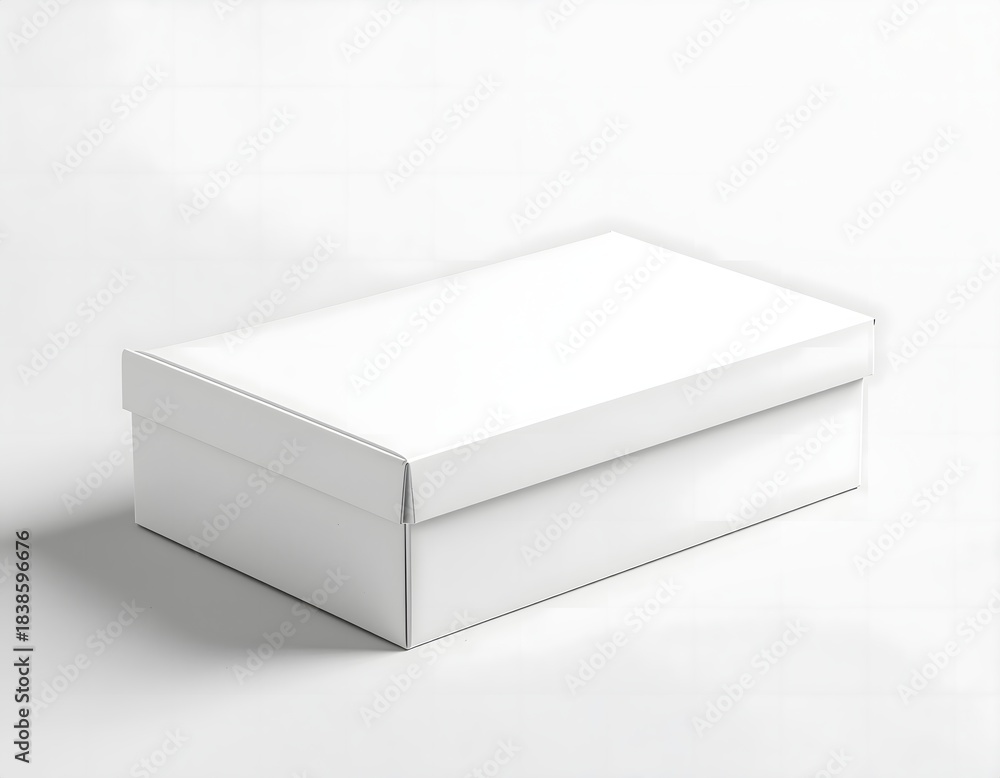 Naklejka premium White Blank Box