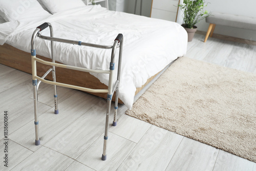 Medical walker on floor in ...