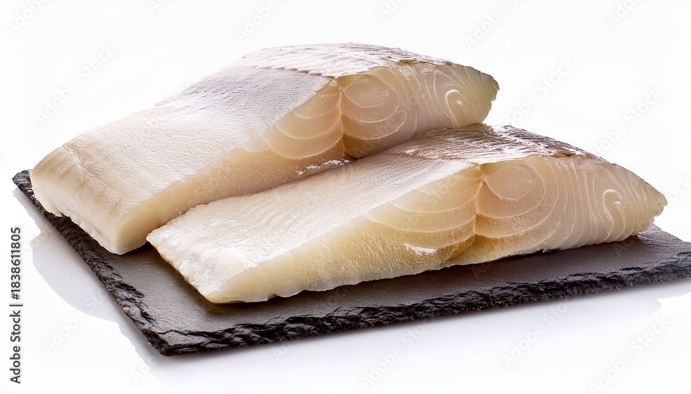 custom made wallpaper toronto digitalRaw Cod Fish Fillet Two Fresh Pieces Isolated On White Background