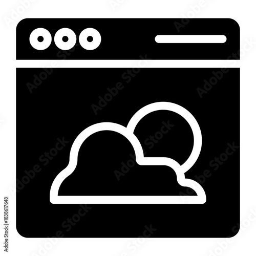 Weather calendar icon