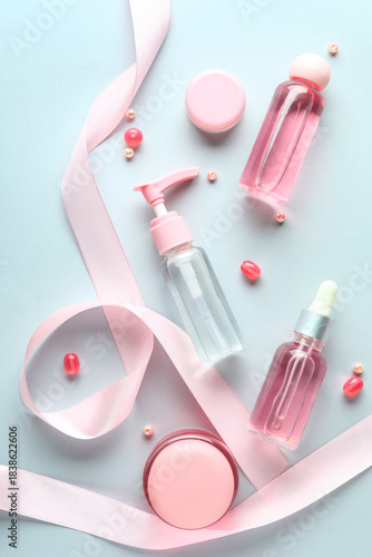 Composition with cosmetics,...