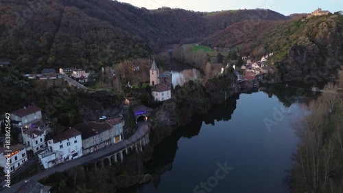 city of ambialet in France