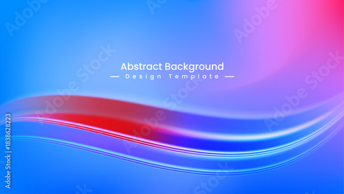 Purple abstract background illustration. 3d dynamic flow background. Abstract oil fluid rainbow style. Wavy background
