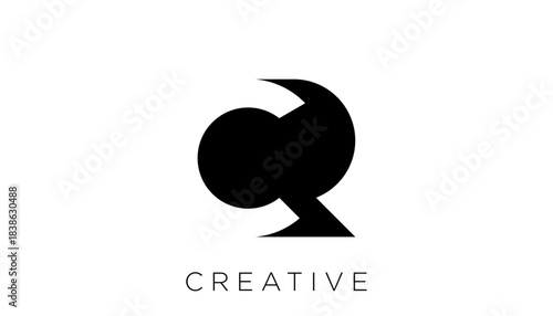 RC CR Letter business logo design vector icon