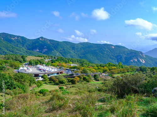 Scenery of Hwangmaesan Provincial Park in Hapcheon, South Korea