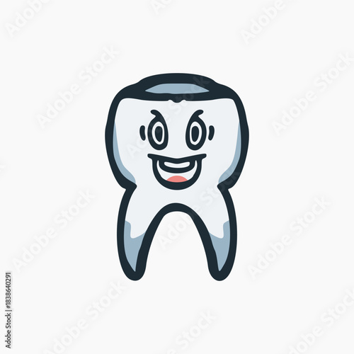 tooth vector design on white background