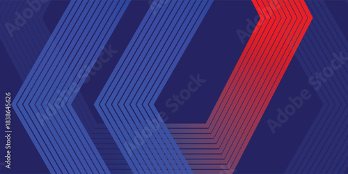 Modern Technology Chevron Striped Pattern Background, Vector illustration.