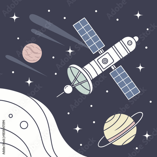 seamless pattern with space