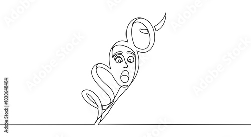 Line drawing of a person holding a pen while drawing a sketch of a plant on a transparent background with fine lines and intricate details.