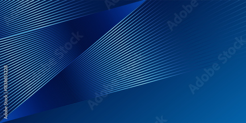 Abstract futuristic dark blue background with light and shadow