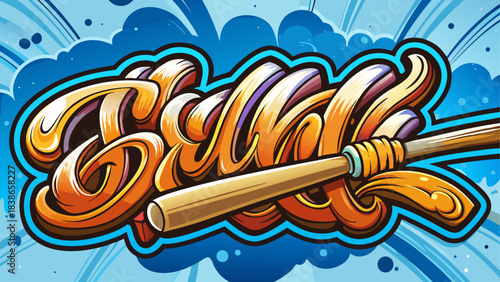 Animated Crescent Moon with Moving Clouds Night Sky Background