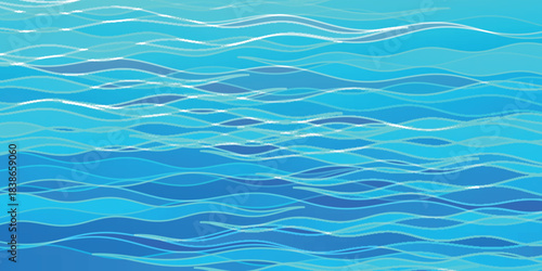 和柄　青　模様　背景