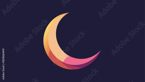 Cozy Campsite Under Starry Night Sky Illustration