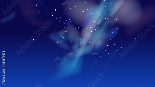 宇宙空間のイラスト背景(16:9)