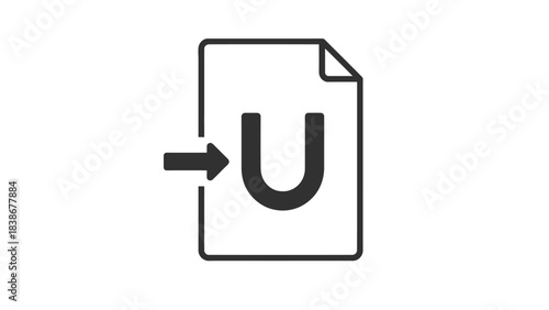File Export to U Format Icon