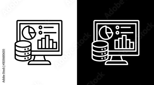 Data Analytics With Icon Set Design