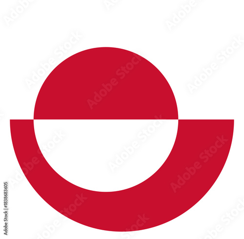 Greenland flag icon vector illustration Free Download Greenland flag icon vector illustration - GFXLoad