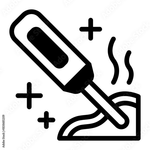 This Meat Thermometer icon is suitable for barbecue party.