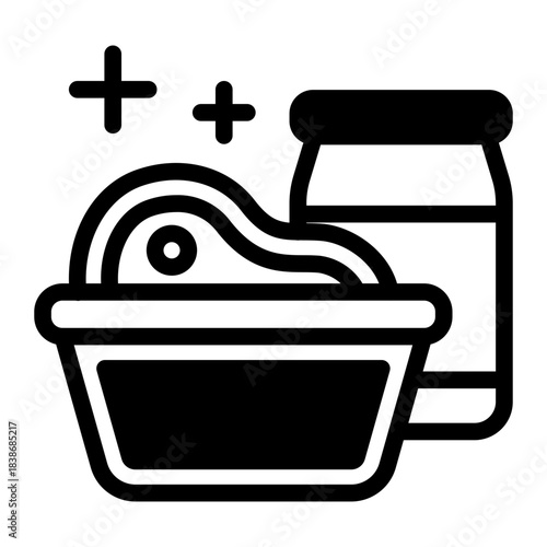 This Marinade icon is suitable for barbecue party.