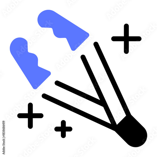 This BBQ Tong icon is suitable for barbecue party.