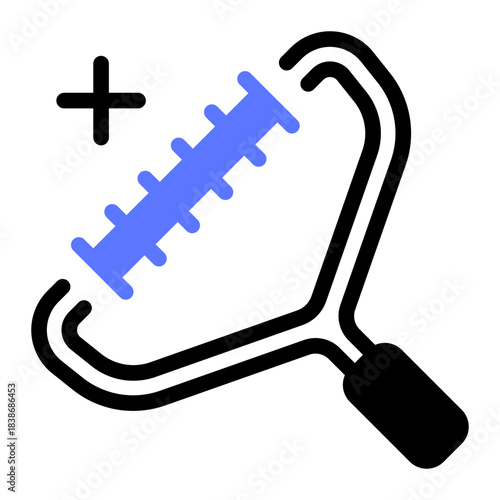 This Grill Brush icon is suitable for barbecue party.