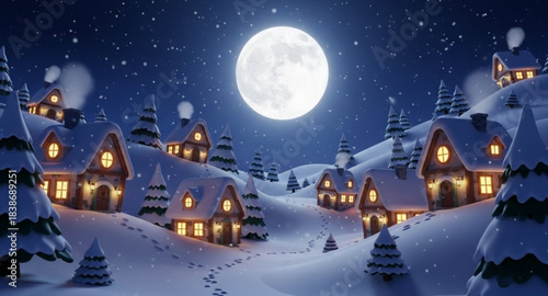 christmas night in the city