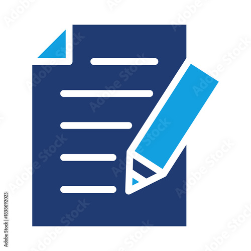 Draft Blue Color Icon