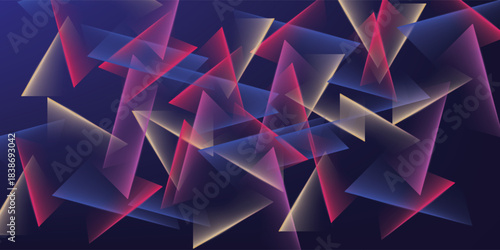 Coloured neon lights dark background vector design in eps 10