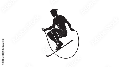 silhouette of a girl